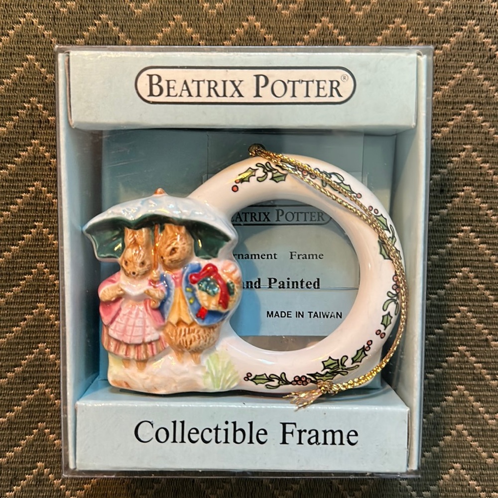 NIB Schmid Beatrix Potter collectible frame.
